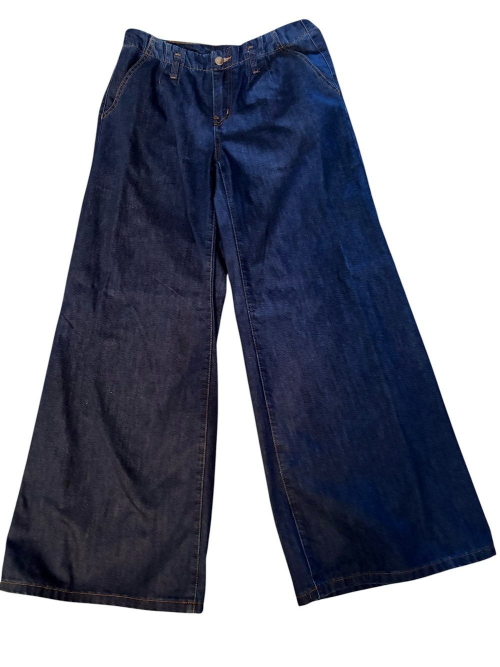 Cider Dark Blue Wide Leg Jeans (#4)